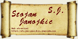 Stojan Janojkić vizit kartica